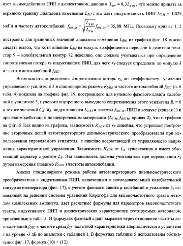 Автогенераторный диэлькометрический преобразователь и способ определения диэлектрических характеристик материалов с его использованием (варианты) (патент 2361226)