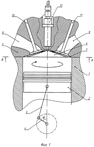 Двигатель внутреннего сгорания с искровым зажиганием и способ его работы (патент 2544418)