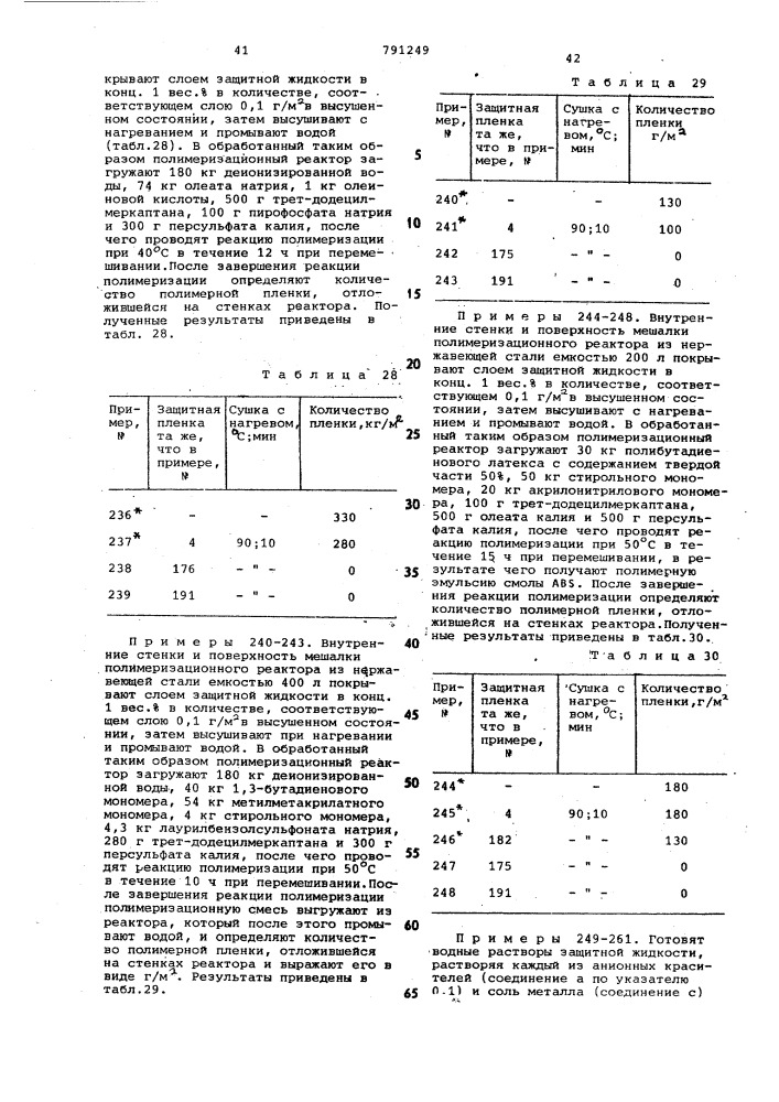 Способ получения карбоцепных полимеров (патент 791249)