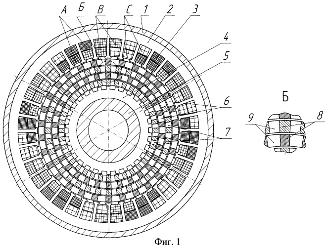 Синхронный электродвигатель (патент 2321140)