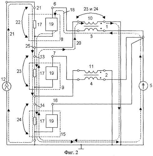 Блок гальванической развязки для групповой поверки шунтовых счетчиков электроэнергии (патент 2255347)
