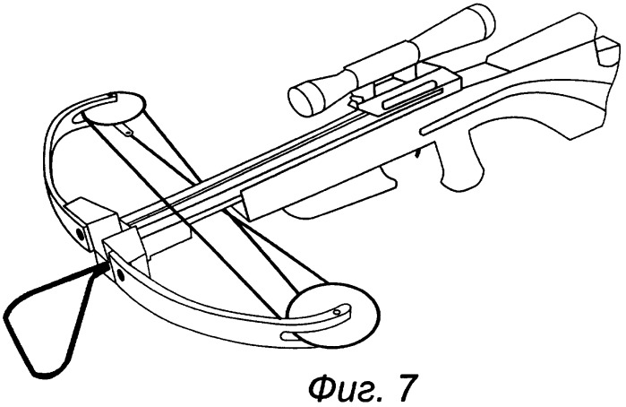 Узел крепления тетивы метательного устройства (варианты) (патент 2315254)