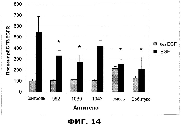 Композиции рекомбинантных антител против рецептора эпидермального фактора роста (патент 2488596)