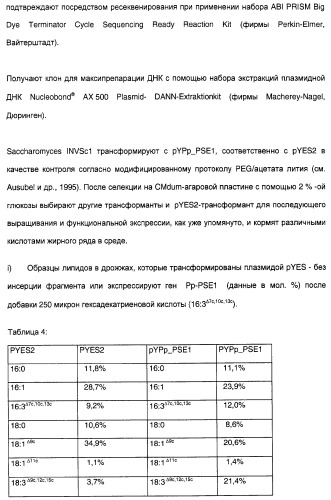 Новый ген элонгазы и способ получения полиненасыщенных кислот жирного ряда (патент 2311457)