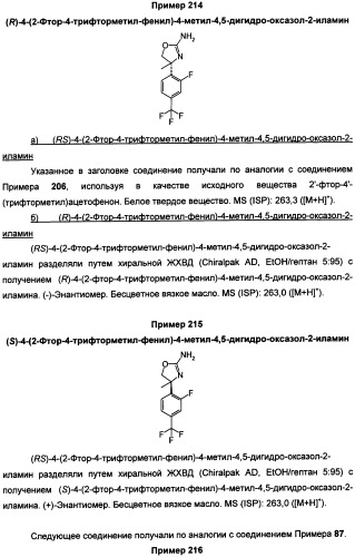 Новые 2-аминооксазолины в качестве лигандов taar1 для заболеваний цнс (патент 2473545)