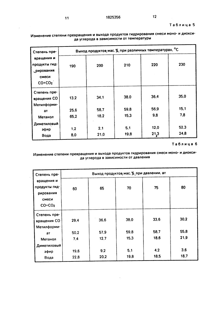 Способ получения метилформиата (патент 1825356)