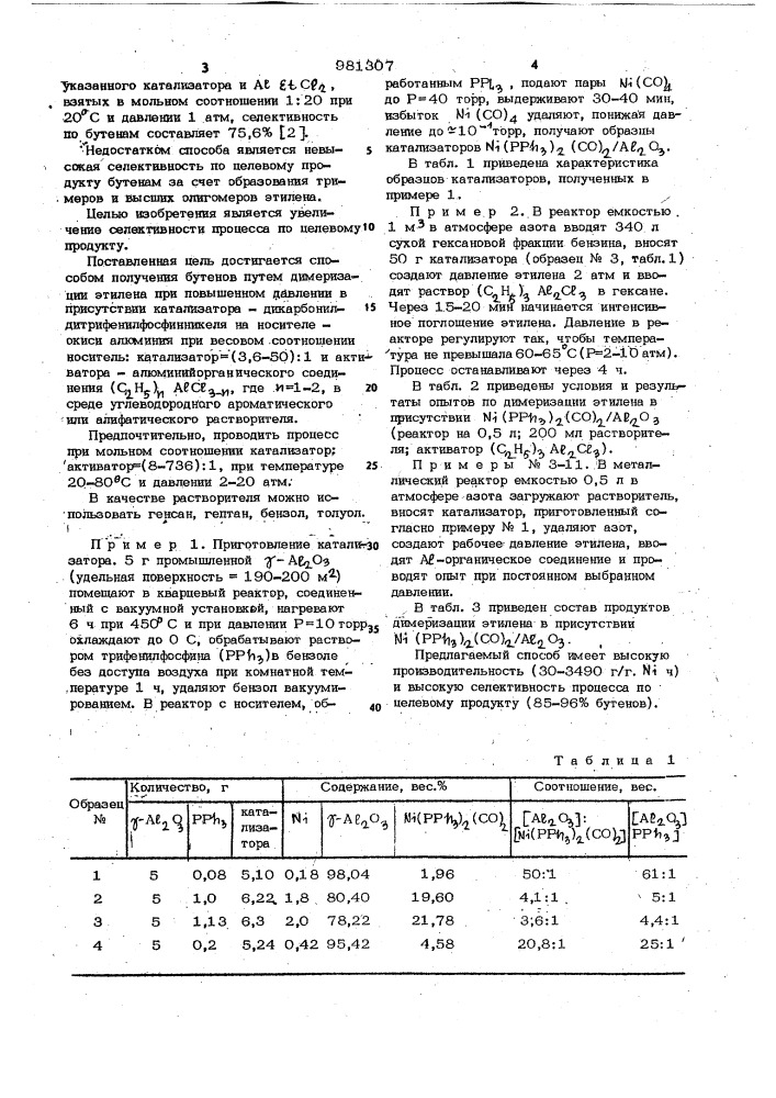 Способ получения бутенов (патент 981307)