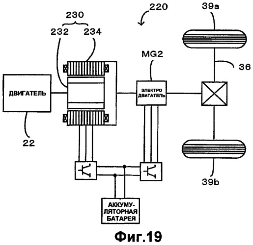 Гибридное транспортное средство с рычагом последовательного переключения передач (патент 2356754)