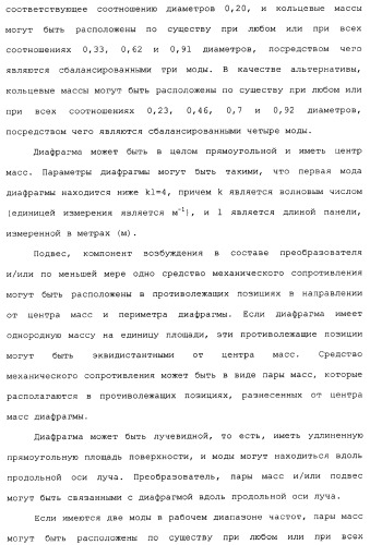 Акустическое устройство и способ создания акустического устройства (патент 2361371)