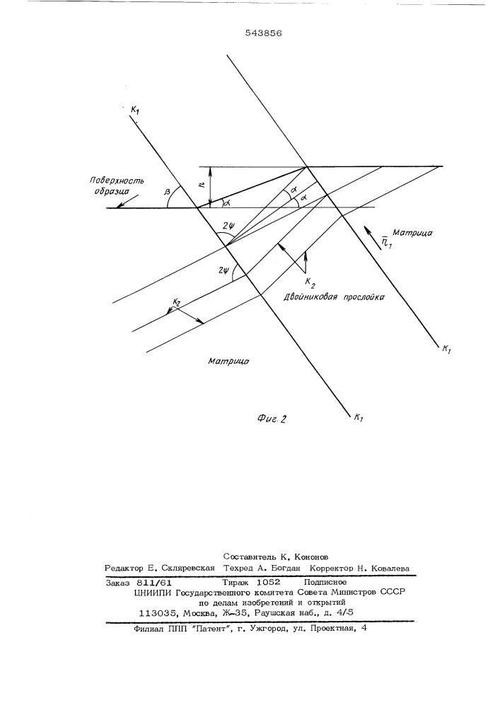 Способ определения ориентации монокристаллов (патент 543856)