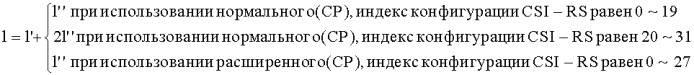 Способ и устройство для генерирования и отображения последовательности опорного сигнала-информации о состоянии канала (патент 2493657)