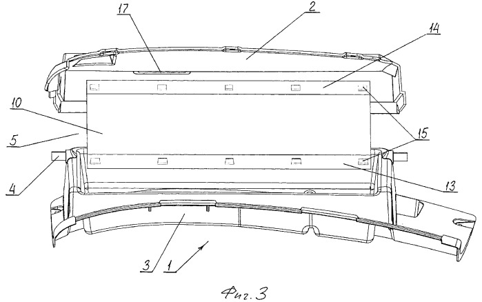 Вещевой ящик панели приборов (патент 2265530)
