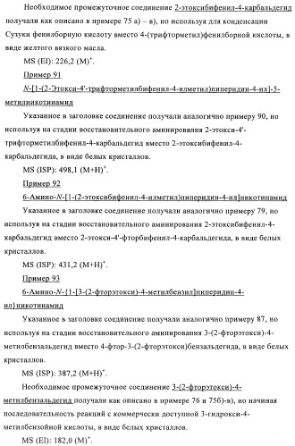 Производные пиперидин-4-иламида и их применение в качестве антагонистов рецептора sst подтипа 5 (патент 2403250)