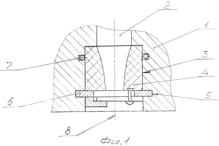 Промывочный узел бурового долота (патент 2536601)