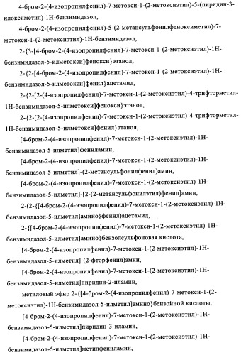 Производные бензимидазола (патент 2361863)