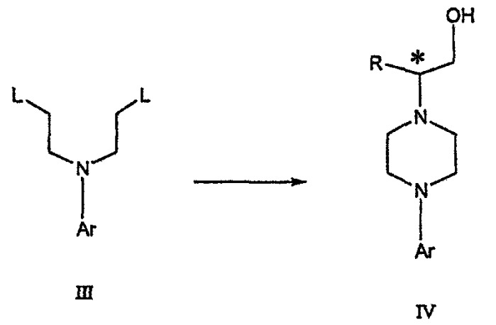 Способ синтеза хиральных n-арилпиперазинов (патент 2315762)