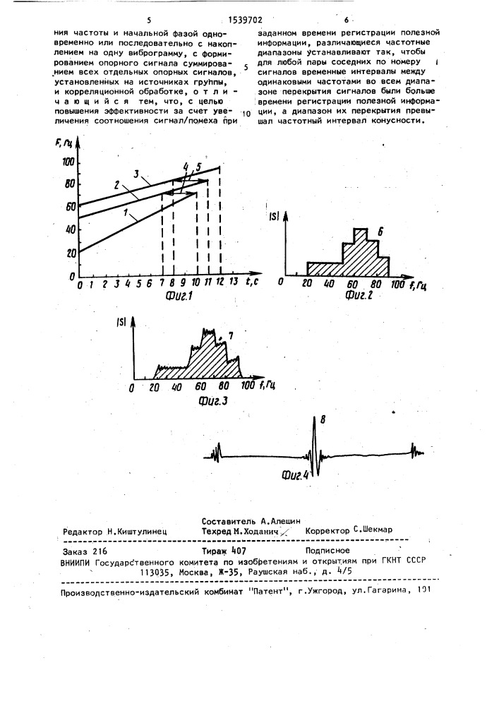 Способ вибросейсмической разведки (патент 1539702)