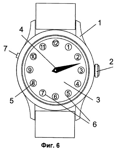 Способ индикации на часах текущего часа и минут текущего часа одной стрелкой и часы с одной стрелкой (патент 2511700)