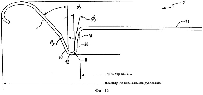 Металлическая крышка банки для напитков (патент 2299843)