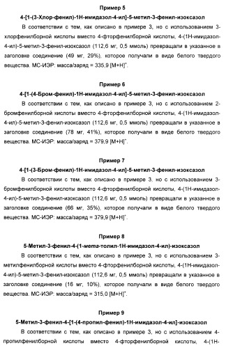 Производные арил-изоксазол-4-ил-имидазола (патент 2425045)