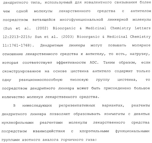 Антитела, сконструированные на основе цистеинов, и их конъюгаты (патент 2412947)