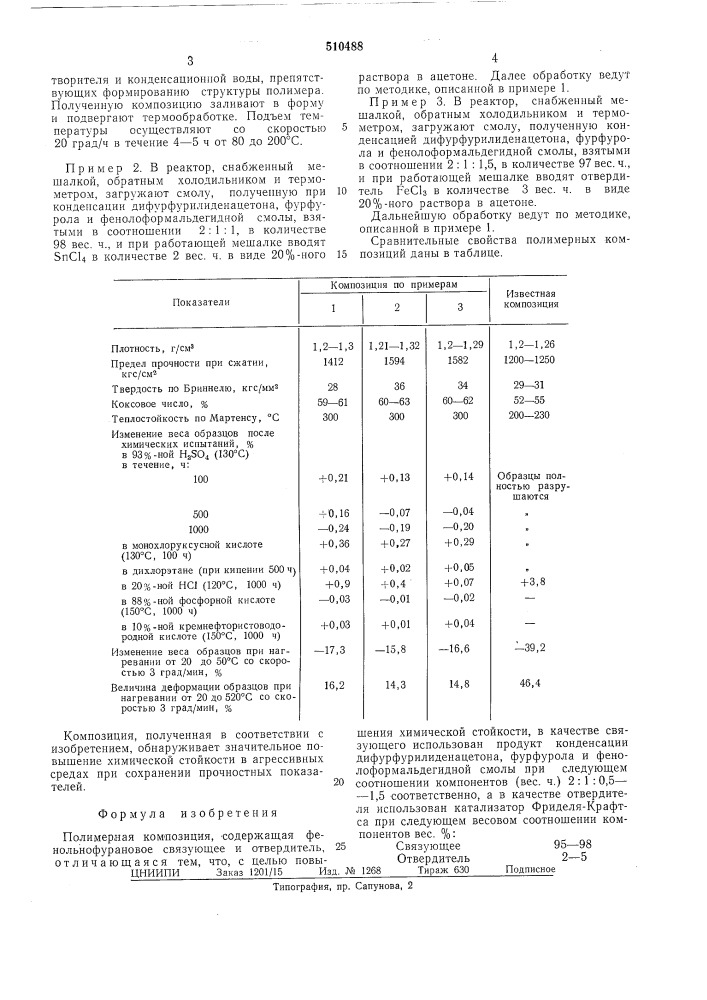 Полимерная композиция (патент 510488)