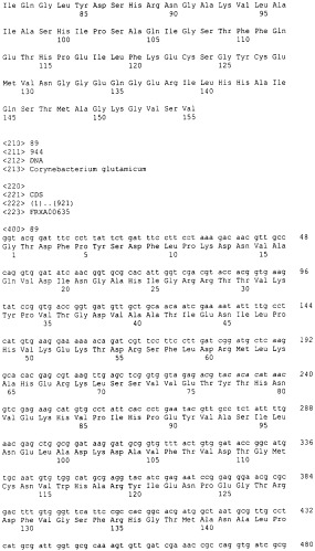 Гены corynebacterium glutamicum, кодирующие белки, участвующие в метаболизме углерода и продуцировании энергии (патент 2310686)