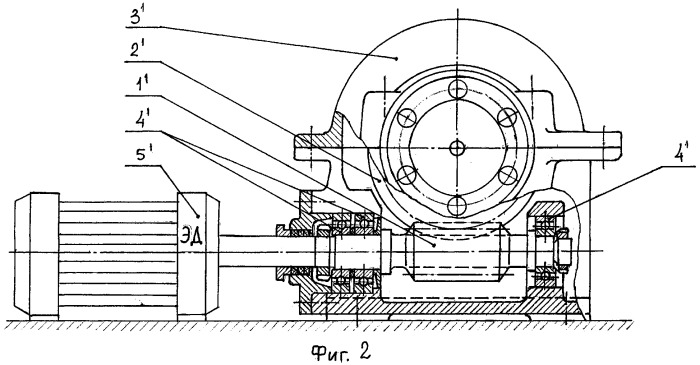 Электропривод с редуктором повышенной эффективности (варианты) (патент 2312260)
