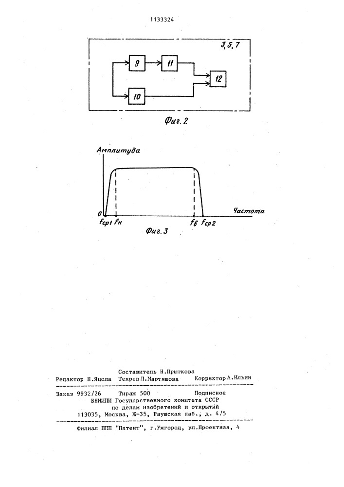 Устройство для измерения вертикальных неровностей железнодорожного пути (патент 1133324)