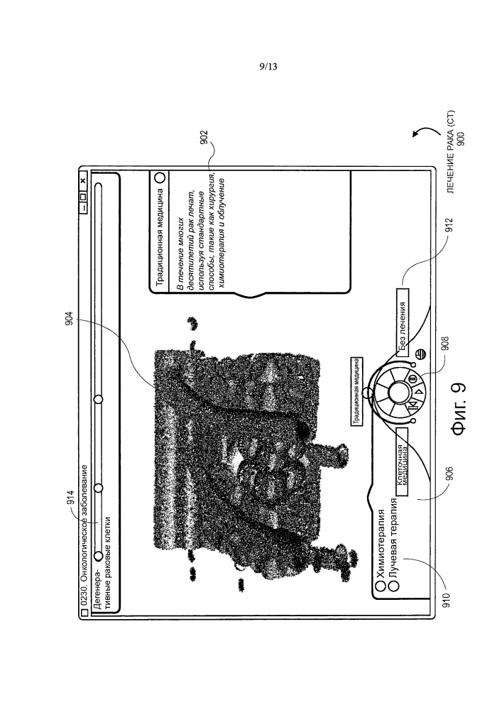 Интегрированная интерактивная система и способ для визуализации физиологического состояния, заболевания, вариантов лечения человека и применения (патент 2654286)