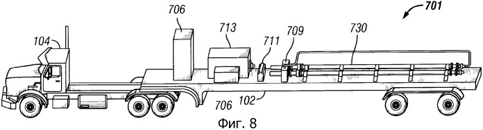 Способ и насосная система для нагнетания рабочей жидкости с поверхности скважины в ствол скважины (варианты) (патент 2426870)