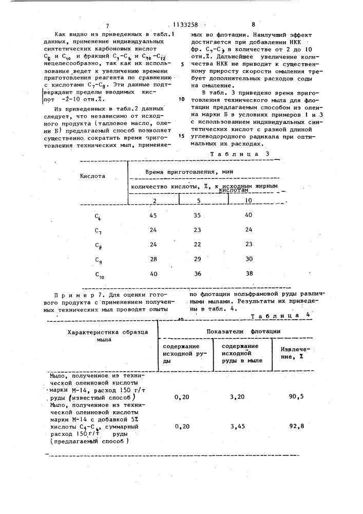 Способ получения технических мыл (патент 1133258)