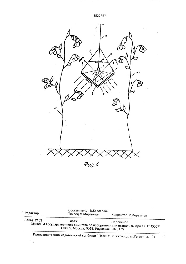 Устройство для облучения растений (патент 1822667)