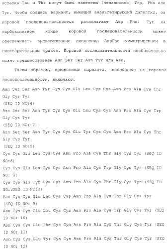 Полипептид для увеличения активности рецептора гуанилатциклазы, фармацевтическая композиция, способ лечения желудочно-кишечного расстройства у пациента, способ повышения активности рецептора гуанилатциклазы у пациента, способ лечения висцеральной боли, способ получения полипептида (варианты), изолированная молекула нуклеиновой кислоты, бактериальный вектор экспрессии и изолированная бактериальная клетка (патент 2433133)