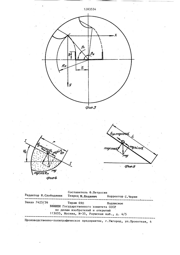 Дозатор барабанный (патент 1283534)