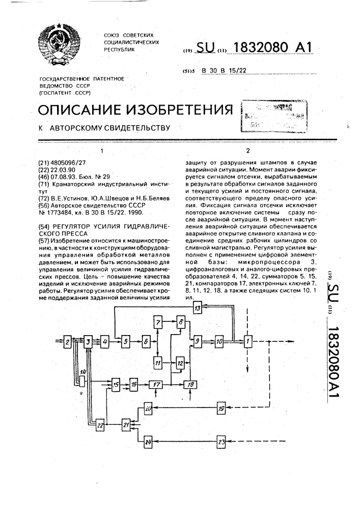 Регулятор усилия