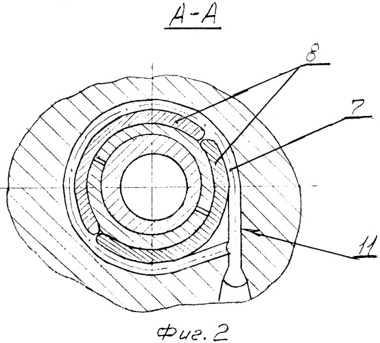 Промывочный узел бурового долота (патент 2509201)