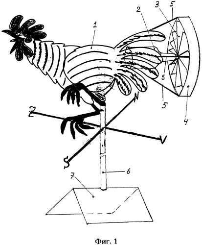Чертежи флюгера с пропеллером