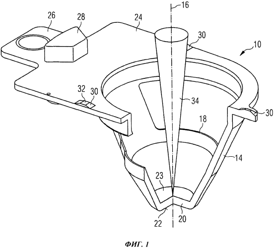Сопрягающий блок для позиционирования глаза, подлежащего облучению, относительно лазерной системы (патент 2565027)