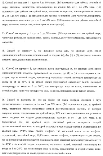 Способ эпоксидирования олефина с улучшенным энергетическим балансом (патент 2371439)