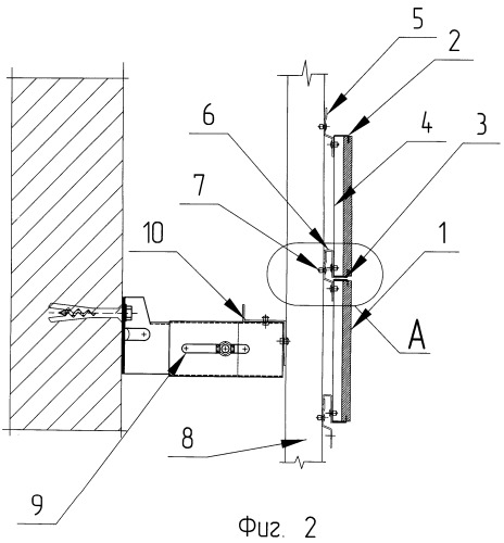 Чертеж крепление фасадных панелей