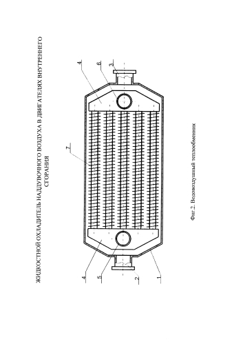 Жидкостной охладитель наддувочного воздуха в двигателях внутреннего сгорания (патент 2583483)