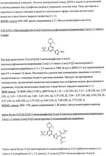 Производные морфолинопиримидина, полезные для лечения пролиферативных нарушений (патент 2440349)