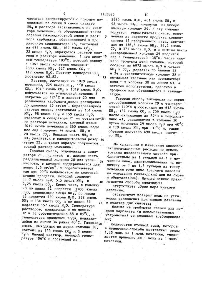 Способ получения мочевины (патент 1153825)