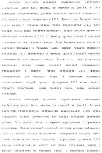 Способы и системы для управления источником исходного света дисплея с обработкой гистограммы (патент 2456679)