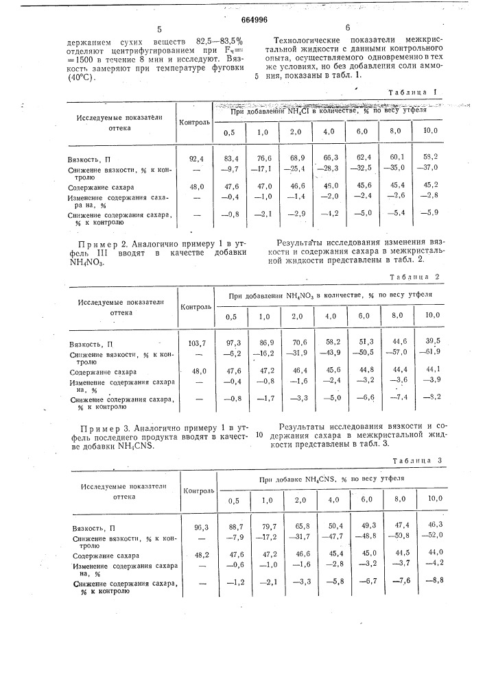 Способ получения сахара (патент 664996)