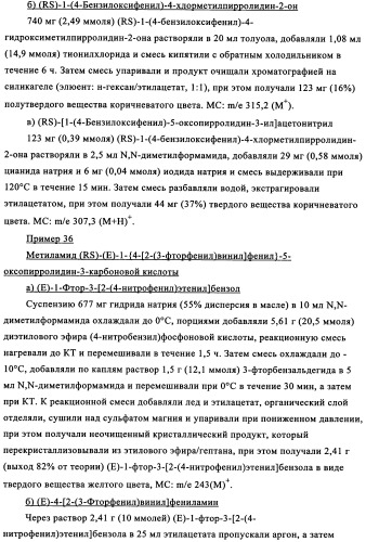 Производные пирролидона в качестве ингибиторов маов (патент 2336267)