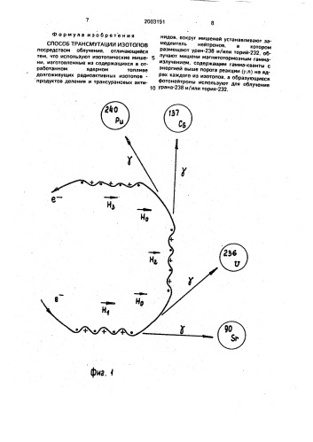 Способ трансмутации изотопов (патент 2003191)