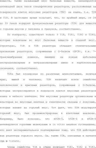 Модулирование хемосенсорных рецепторов и связанных с ними лигандов (патент 2510503)