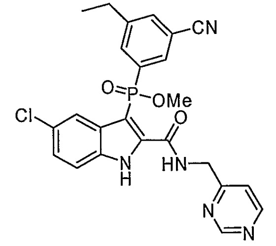 Фосфоиндолы как ингибиторы вич (патент 2393163)